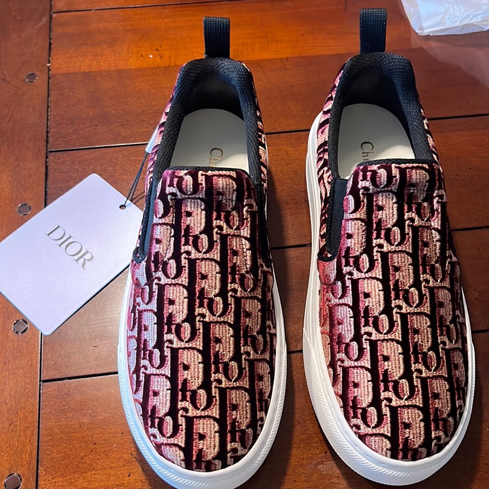 Dior Solar Slip On Sneaker - Scarlet